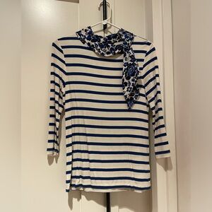 BROOKS BROTHERS SCARF BLOUSE